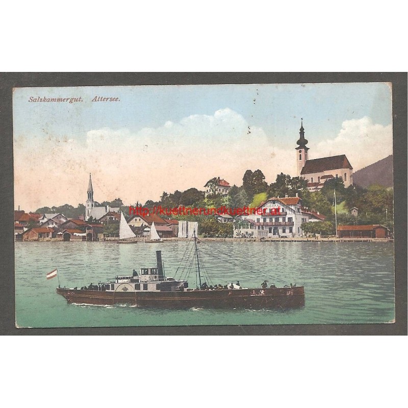AK - Salzkammergut - Attersee - 1921 (OÖ)