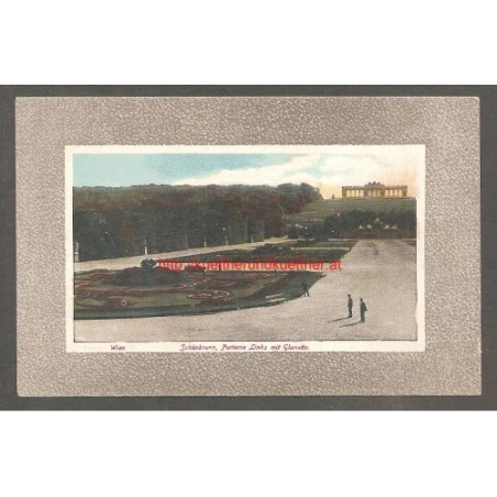 AK - Wien - Schönbrunn, Parterre Links mit Gloriette