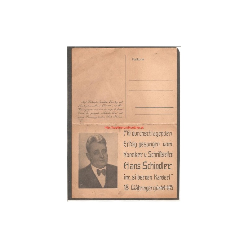 AK - Wien - Beim silbernen Kanderl - Währingergürtel - Hans Schindler AK - Wien - Beim silbernen Kanderl - Währingergürtel - Hans Schindler