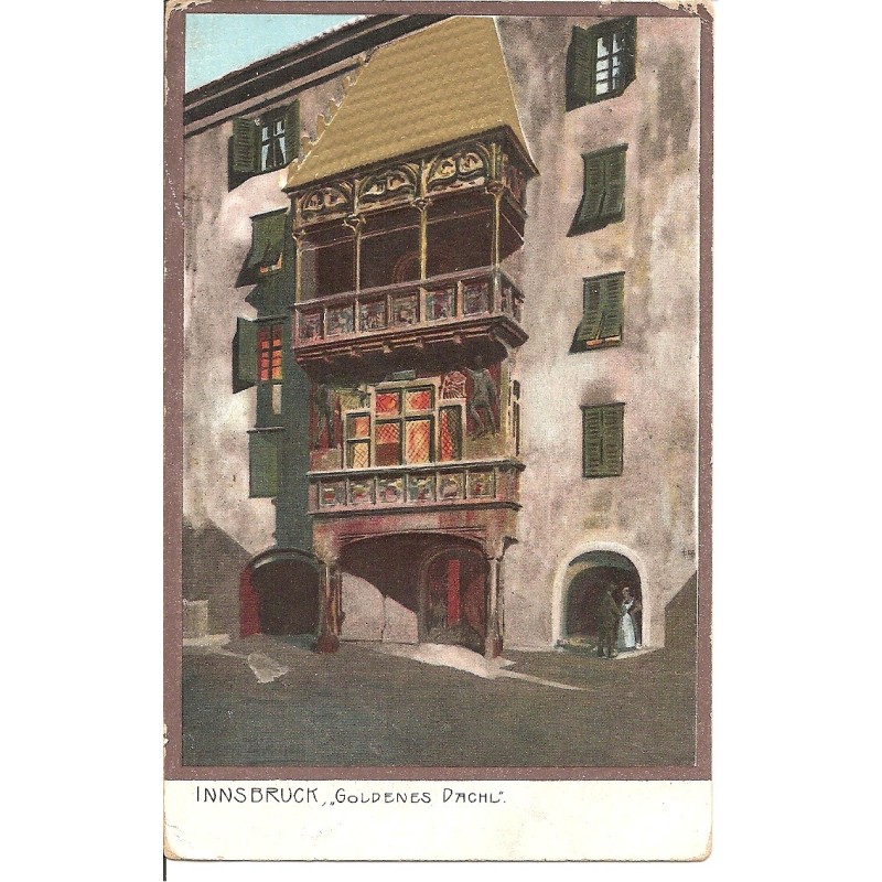 AK - Innsbruck - Goldenes Dachl - Prägekarte AK - Innsbruck - Goldenes Dachl - Prägekarte