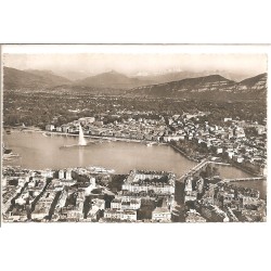AK - Geneve et le Mont - Blanc (CH) 