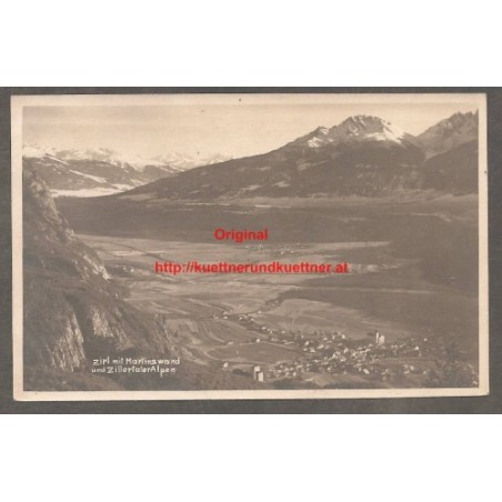AK - Zirl mit Martinswand und Zillertaler Alpen