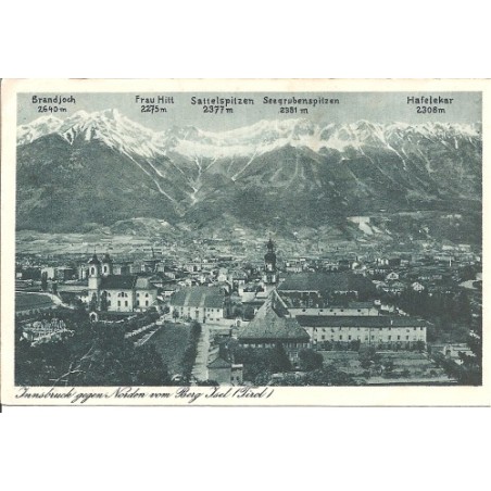 AK - Innsbruck gegen Norden vom Berg Isel