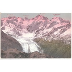 AK - Ober-Engadin - Bellavista, Crestagüzza, Bernina, Morteratsch