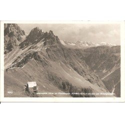 AK - Innsbrucker Hütte am Pinniserjoch mit Kalkwänden
