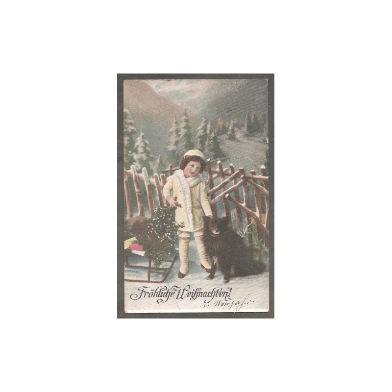 AK - Fröhliche Weihnachten (1919)