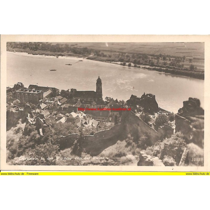 AK - Dürnstein in der Wachau von der Ruine