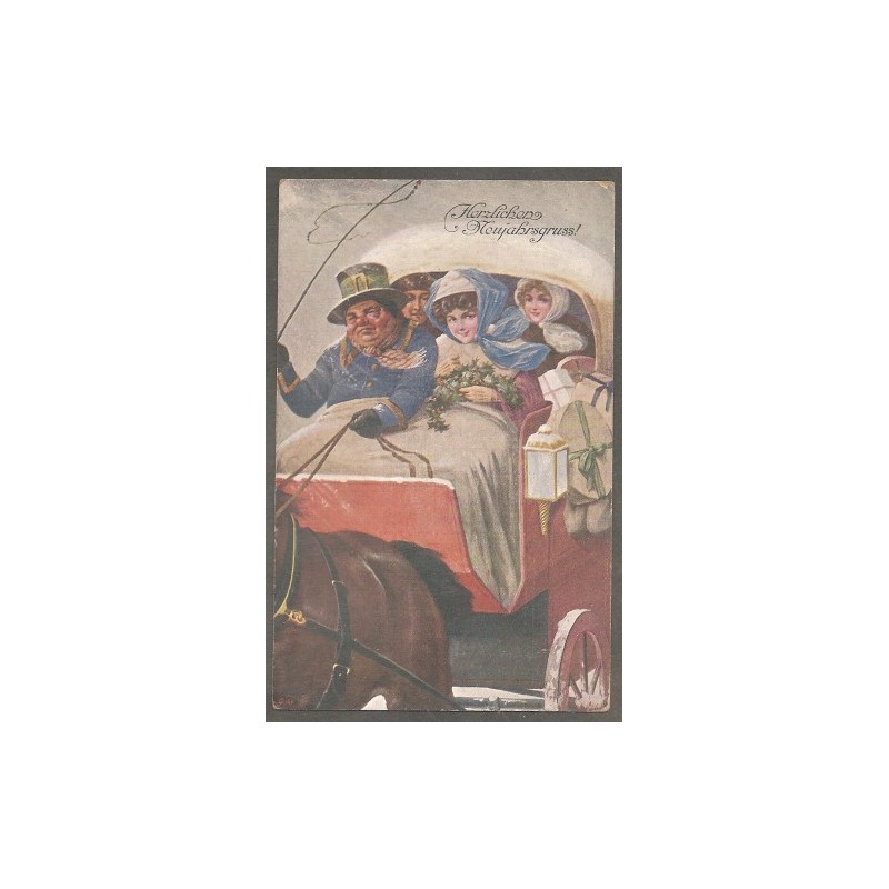 AK - Herzlichen Neujahrsgruss! (1922) AK - Herzlichen Neujahrsgruss! (1922)