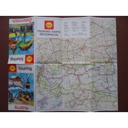 Shell Touring Karte Oesterreich (1963)