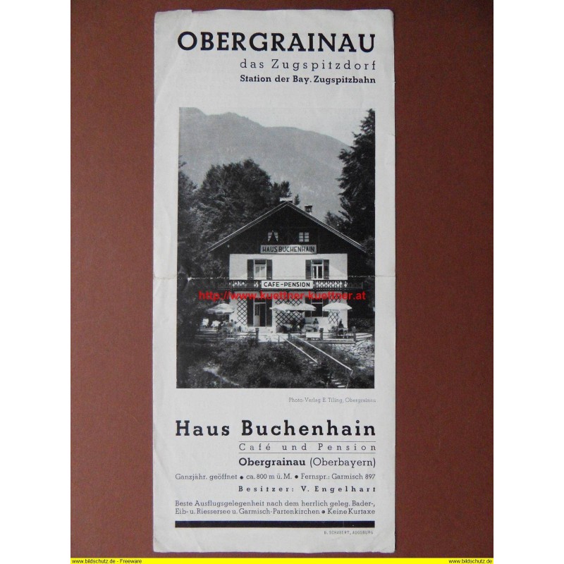 Prospekt Obergrainau - Haus Buchenhain
