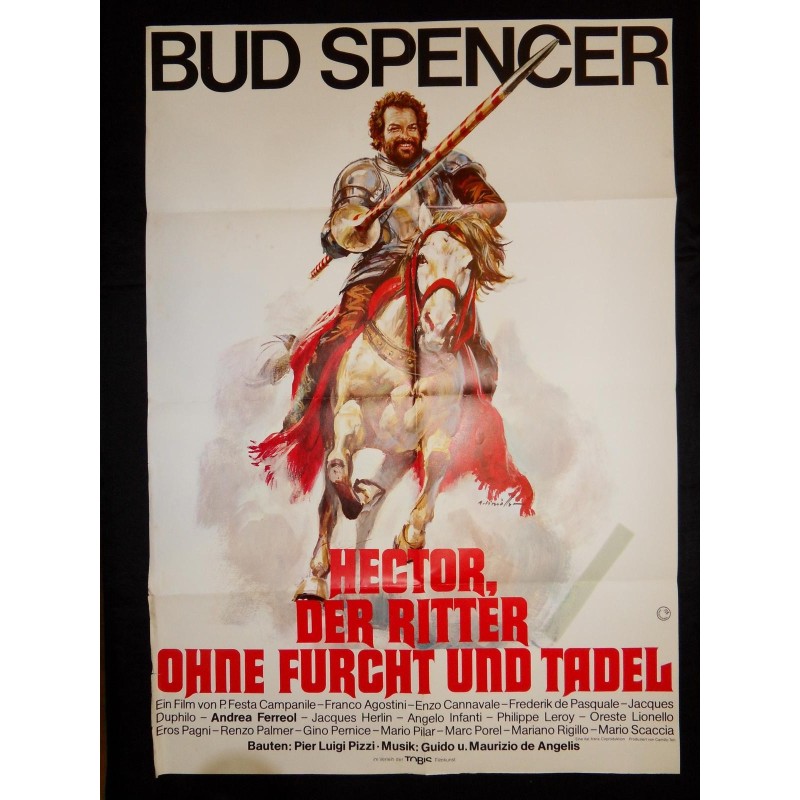 Filmplakat - Hector, der Ritter ohne Furcht und Tadel - Bud Spencer 