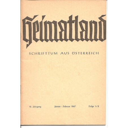 Heimatland - Schrifttum aus Oesterreich