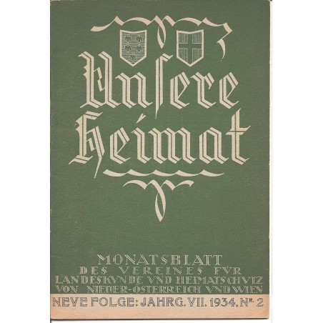 Unsere Heimat / VII Jahrg. / 1934 / Heft 2