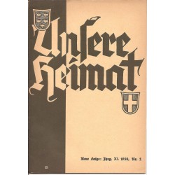 Unsere Heimat / XI. Jahrg. / 1938 / Heft 2