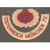 Aufnäher - Österreich München 72 (XX Olympische Spiele) 