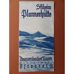 Prospekt Skiheim Plannerhuette - 1939