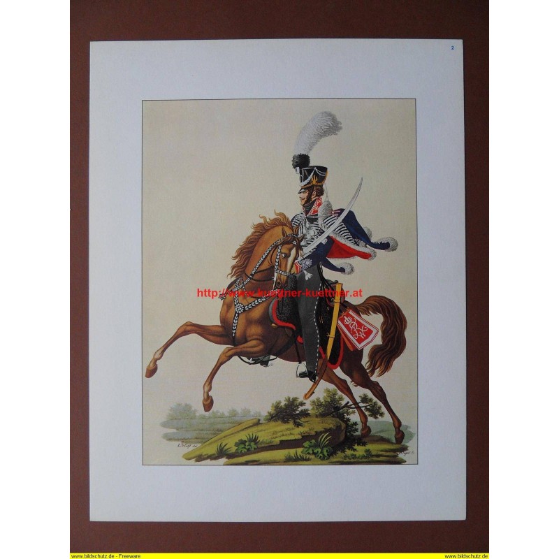 Rittmeister vom Brandenburgischen Husaren-Regiment, 1812 