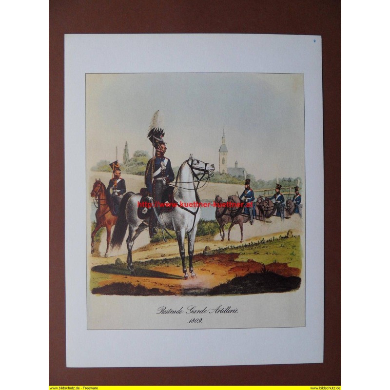 Reitende Garde-Artillerie, 1809 Reitende Garde-Artillerie, 1809