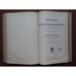 Stielers Hand Atlas mit 100 Karten in Kupferstich von 1905