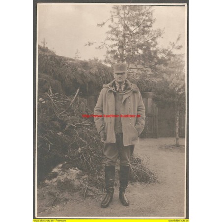 Foto I WK - Offizier, vermutl. Oberstleutnant  (17cm x 12cm) 
