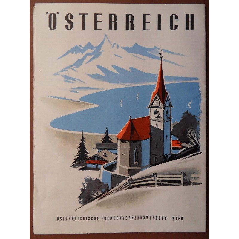 Prospekt Österreich mit Ortstabelle Prospekt Österreich mit Ortstabelle