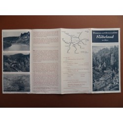 Prospekt Baumanns- und Hermannshöhle Rübeland im Harz - 1957 (ST) 